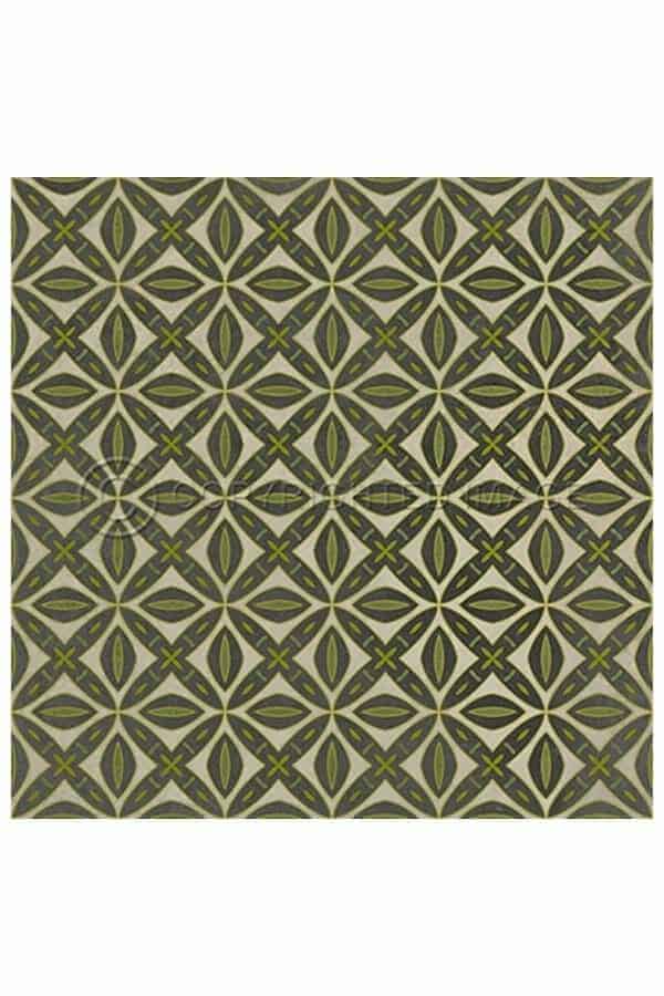 images Butternut Leaf Vinyl Floor Cloth, 36 x 36, 48 x 48 Square