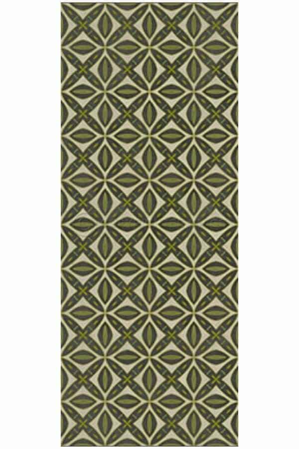 images Butternut Leaf Vinyl Floor Cloth, 36 x 90 Runner