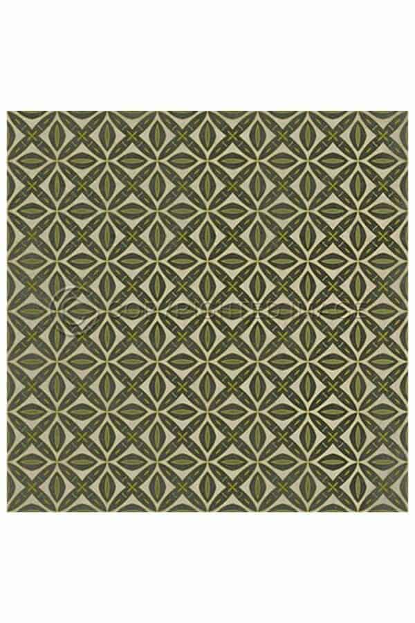 images Butternut Leaf Vinyl Floor Cloth, 60 x 60, 72 x 72 Square