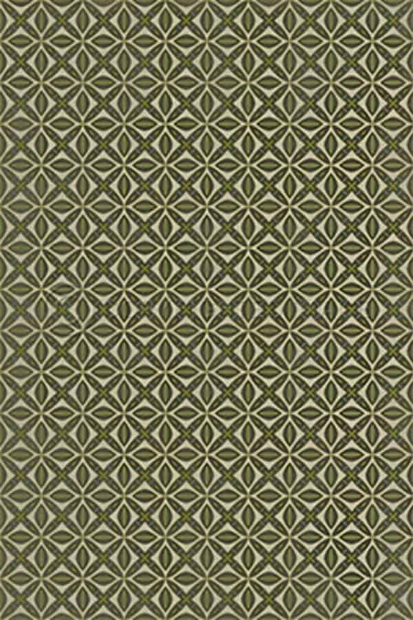 images Butternut Leaf Vinyl Floor Cloth, 96 x 140, 120 x 175