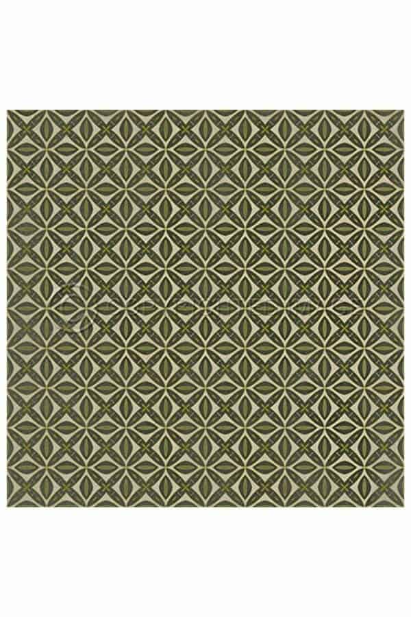 images Butternut Leaf Vinyl Floor Cloth, 96 x 96, 120 x 120 Square