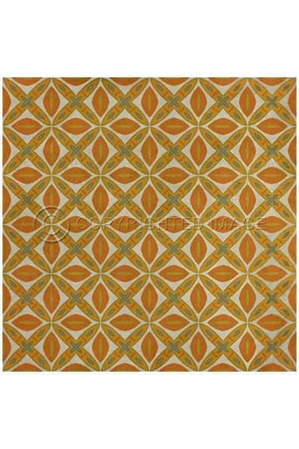 images Butternut Mango Vinyl Floor Cloth, 36 x 36, 48 x 48 Square
