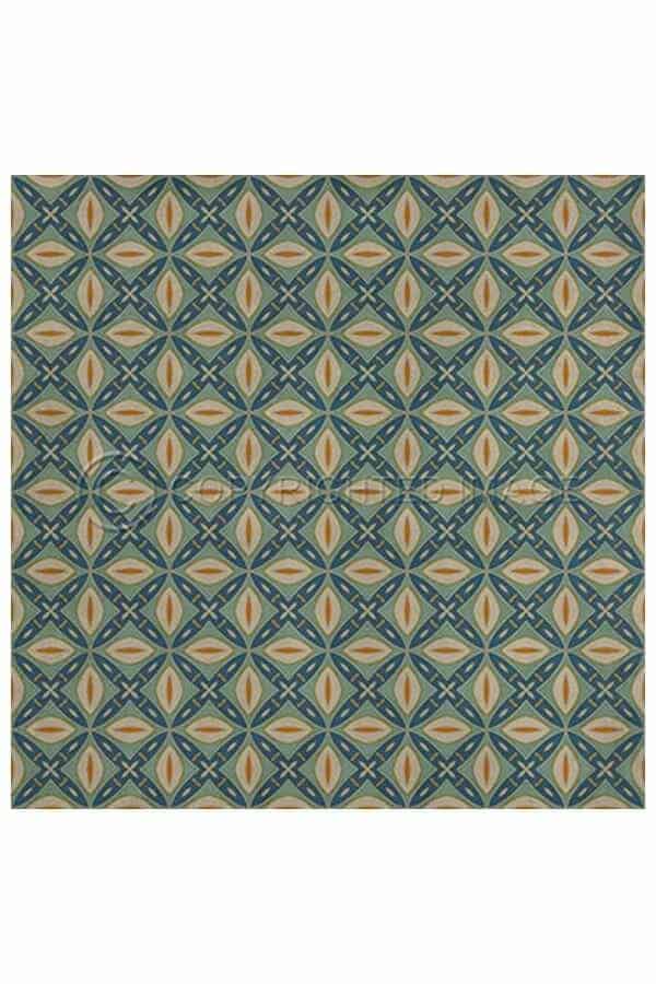 images Butternut Sea Vinyl Floor Cloth, 60 x 60, 72 x 72 Square