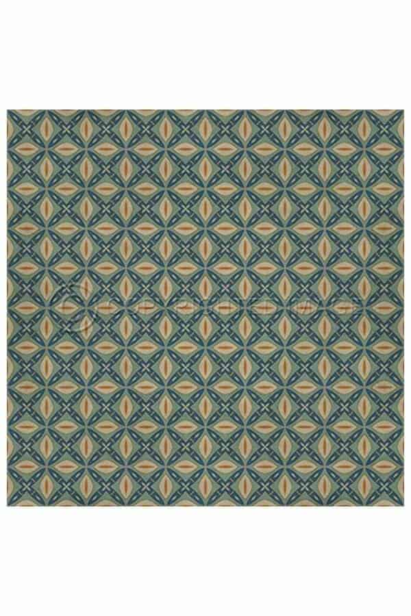 images Butternut Sea Vinyl Floor Cloth, 96 x 96, 120 x 120 Square