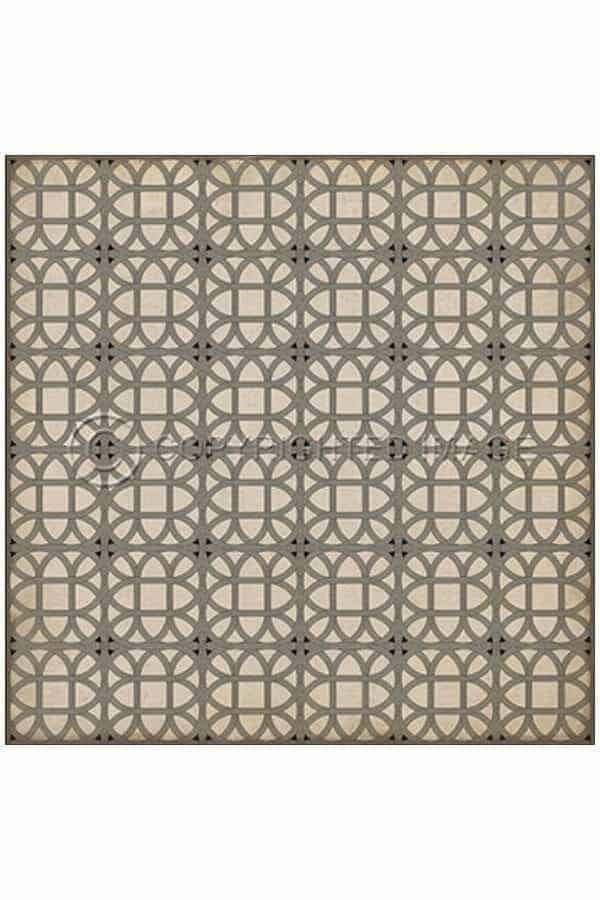 images Cloud Lacework Vinyl Floor Cloth, 60 x 60 Square