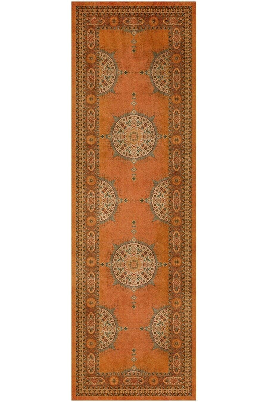 images Cosmos Stucco Vinyl Floor Cloth, 36 x 115 Runner