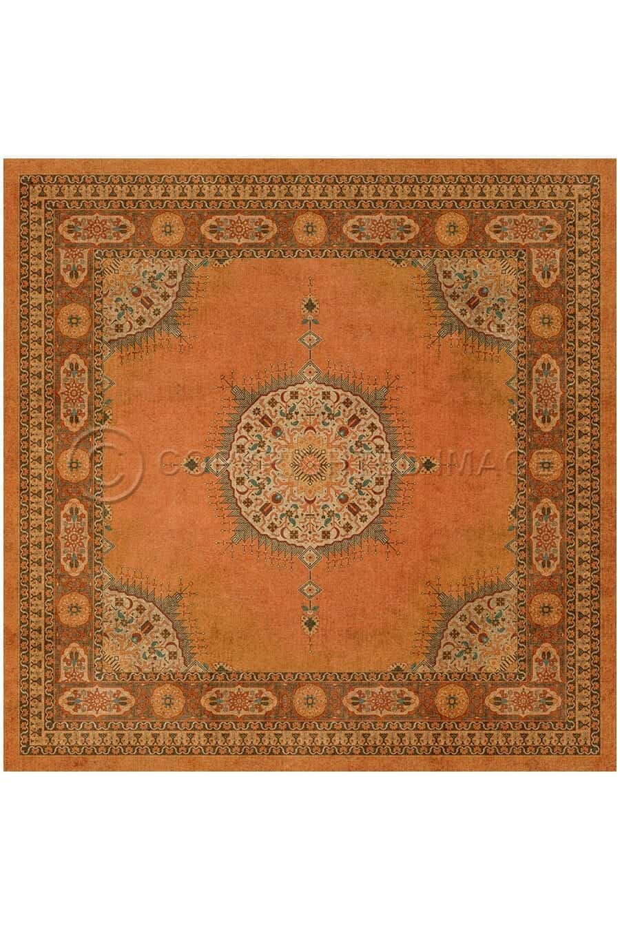 images Cosmos Stucco Vinyl Floor Cloth, 36 x 36, 48 x 48 Square