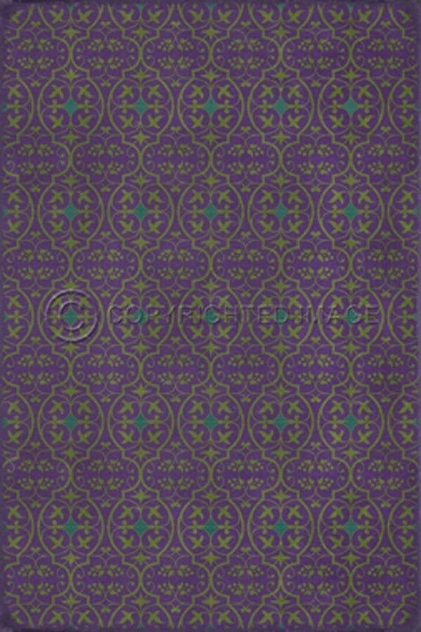 images Delphine Fete Vinyl Floor Cloth, 20 x 30
