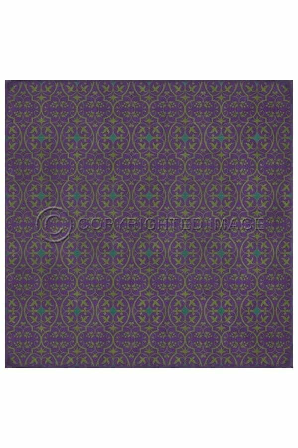 images Delphine Fete Vinyl Floor Cloth, 36 x 36 Square