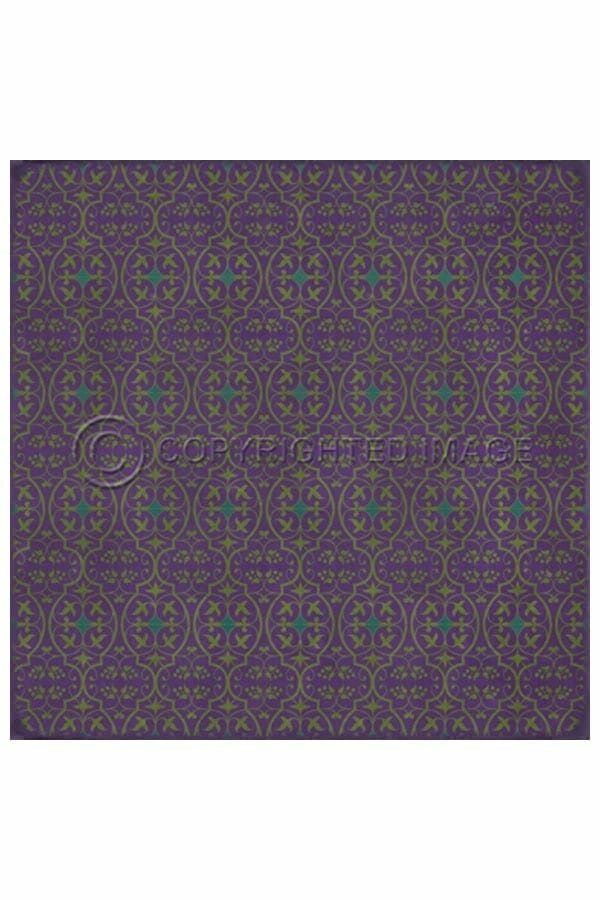 images Delphine Fete Vinyl Floor Cloth, 60 x 60 Square