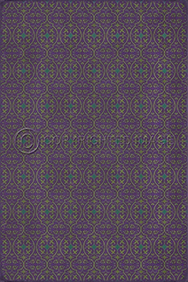 images Delphine Fete Vinyl Floor Cloth, 96 x 140