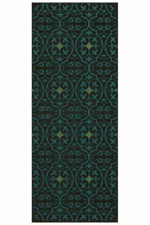 images Delphine Jalousie Vinyl Floor Cloth, 36 x 90 Runner