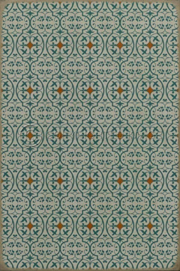 images Delphine Jardin Vinyl Floor Cloth, 20 x 30