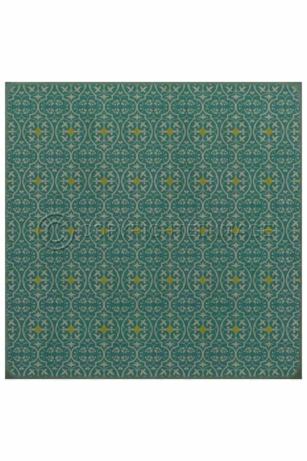 images Delphine Ocean Vinyl Floor Cloth, 60 x 60 Square
