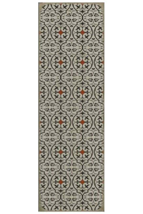 images Delphine Pomme Vinyl Floor Cloth, 36 x 115 Runner
