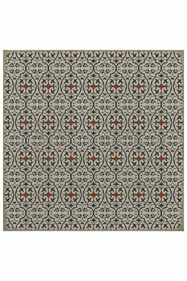 images Delphine Pomme Vinyl Floor Cloth, 60 x 60 Square