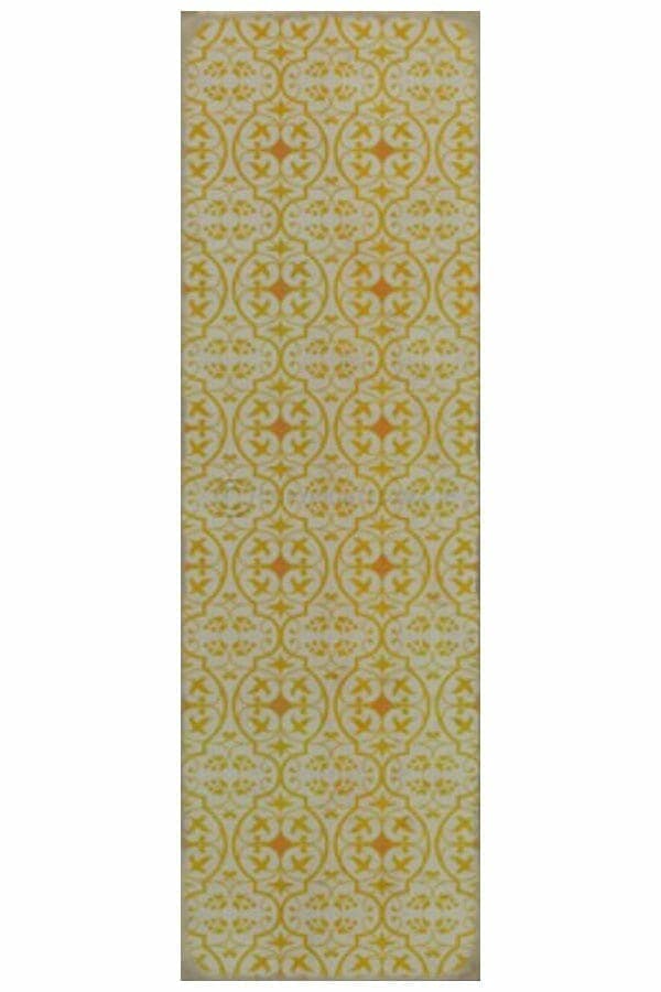images Delphine Soleil Vinyl Floor Cloth, 36 x 115 Runner