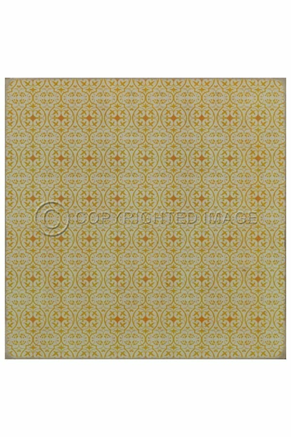 images Delphine Solleil Vinyl Floor Cloth, 96 x 96 Square