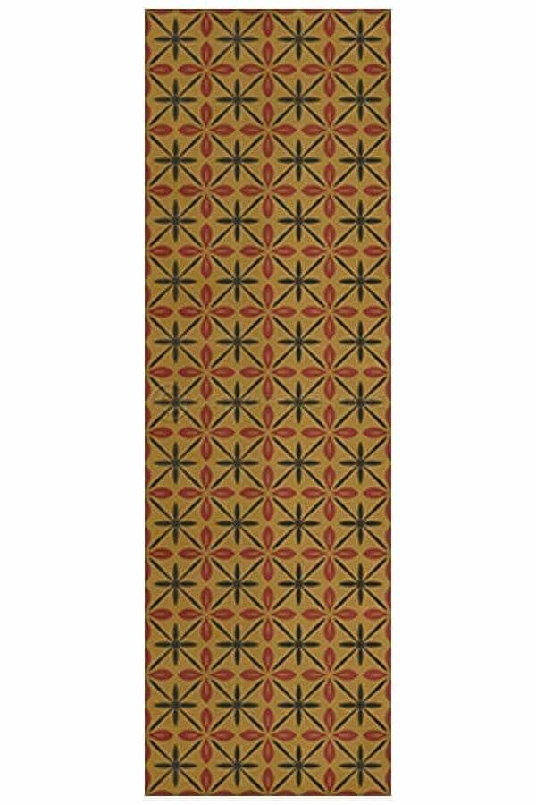 images Estrellita Dijon Vinyl Floor Cloth, 36 x 115 Runner