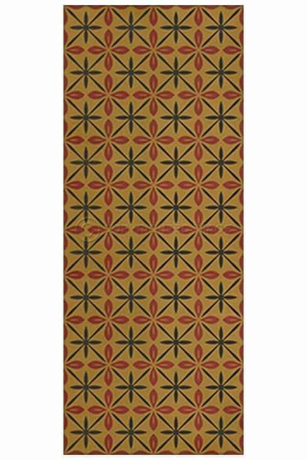 images Estrellita Dijon Vinyl Floor Cloth, 36 x 90 Runner