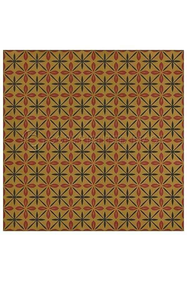 images Estrellita Dijon Vinyl Floor Cloth, 60 x 60 Square