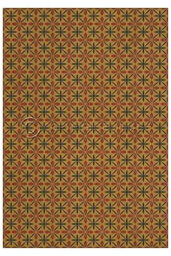 images Estrellita Dijon Vinyl Floor Cloth, 96 x 140