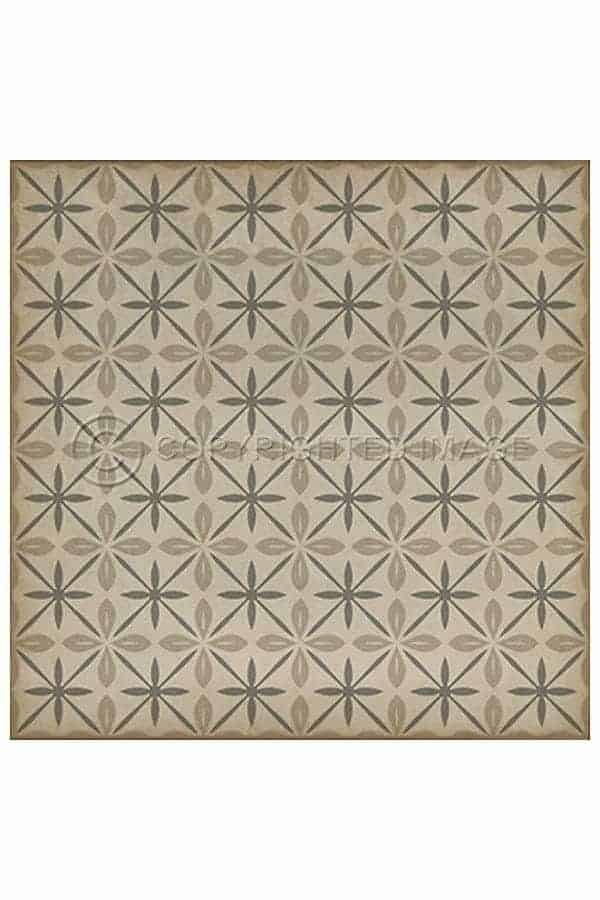 images Estrellita Powder Vinyl Floor Cloth, 36 x 36 Square