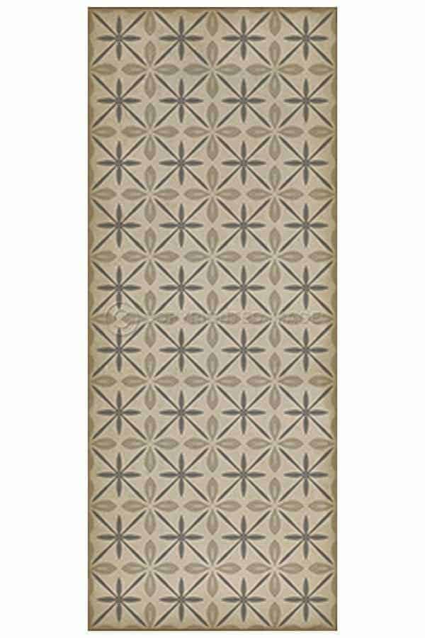 images Estrellita Powder Vinyl Floor Cloth, 36 x 90 Runner
