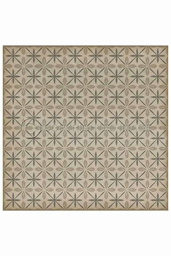 images Estrellita Powder Vinyl Floor Cloth, 60 x 60 Square