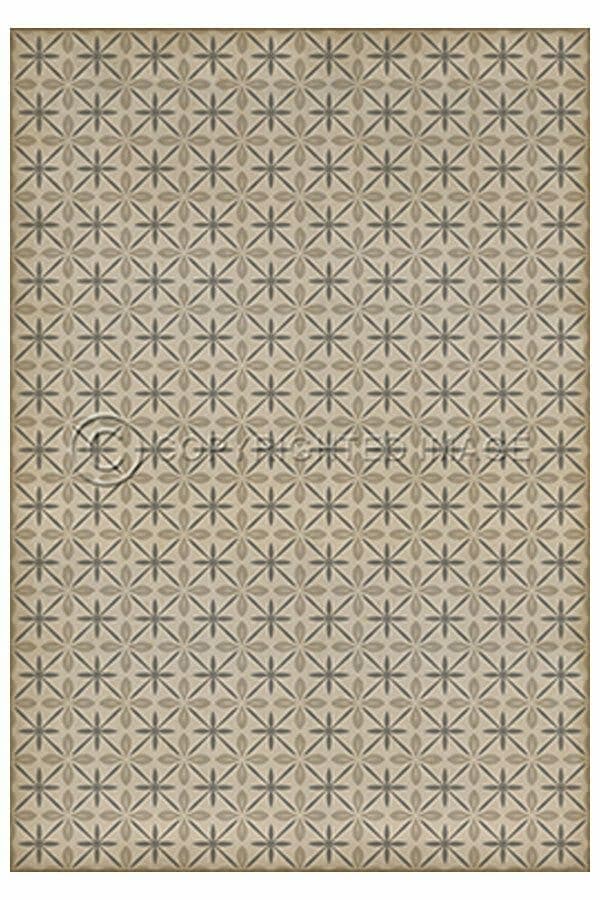 images Estrellita Powder Vinyl Floor Cloth, 96 x 140