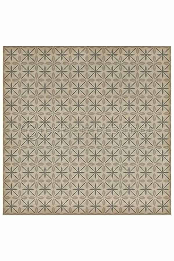 images Estrellita Powder Vinyl Floor Cloth, 96 x 96 Square
