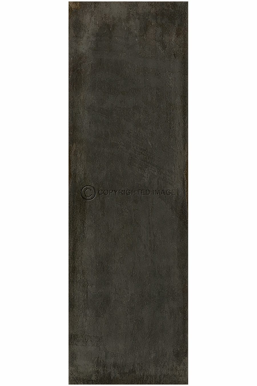 images Gouache Dark Vinyl Floor Cloth, 36 x 115 Runner