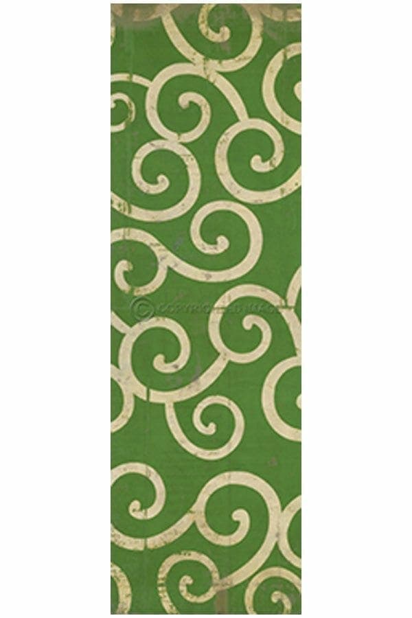 images Green Avis Vinyl Floor Cloth, Runner, 36 x 115