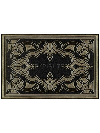 Justina Gilt Vinyl Floor Cloth