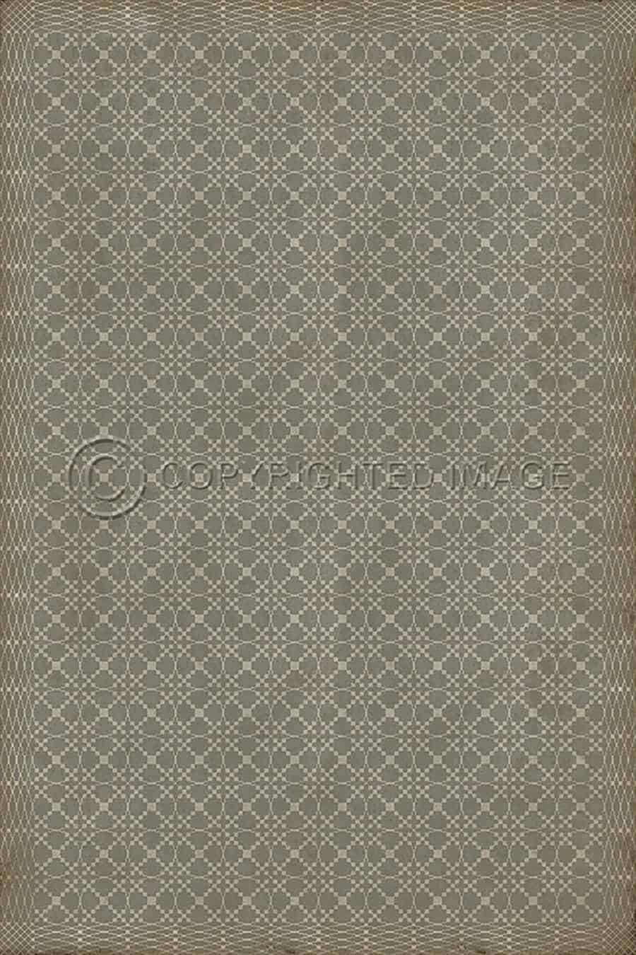 images Spicher Vinyl Floor Cloths, Lattice Pewter Vinyl Floor Cloth, 96 x 140, 120 x 175