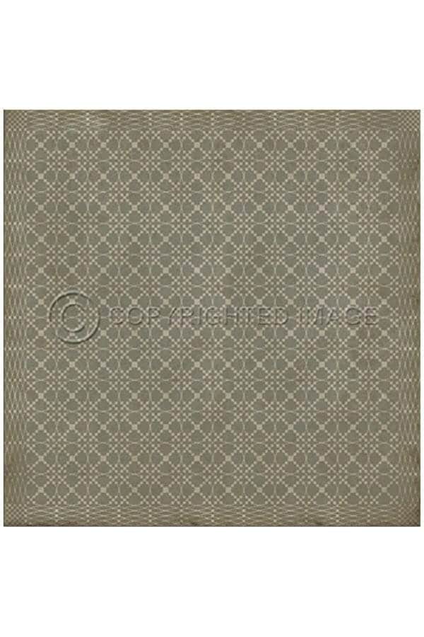 images Spicher Vinyl Floor Cloths, Lattice Pewter Vinyl Floor Cloth, 96 x 96 Square