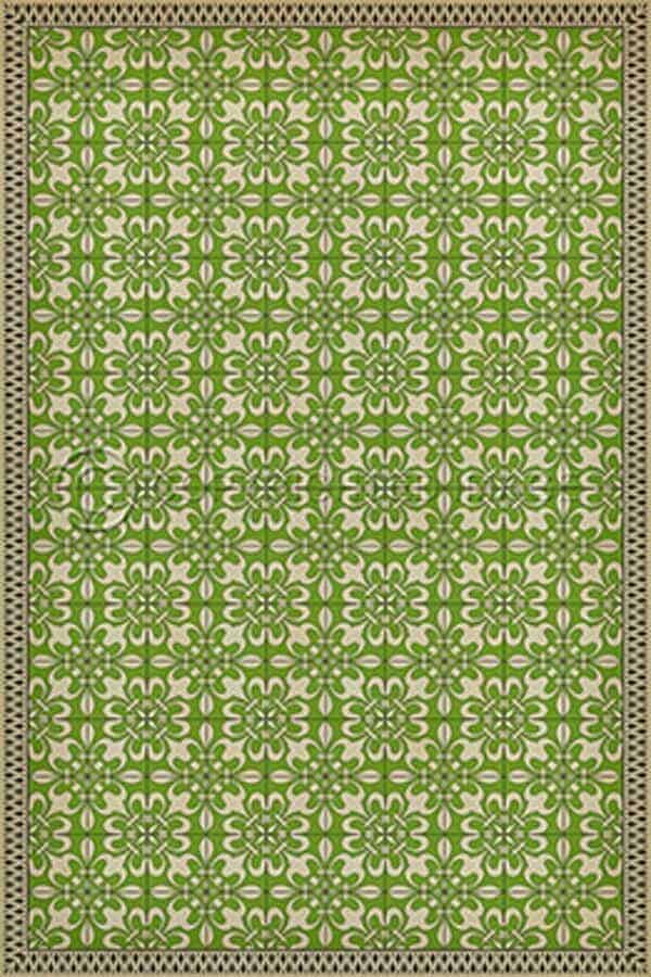images Leaf Atrium Vinyl Floor Cloth, 96 x 140, 120 x 175