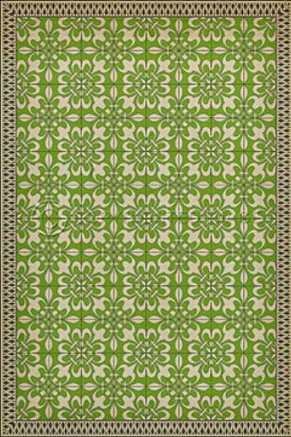 images Leaf Atrium Vinyl Floor Cloth, 52 x 76, 70 x 102