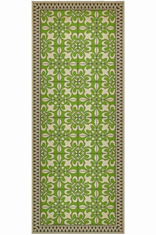 images Leaf Atrium Vinyl Floor Cloth, 36 x 90 Runner