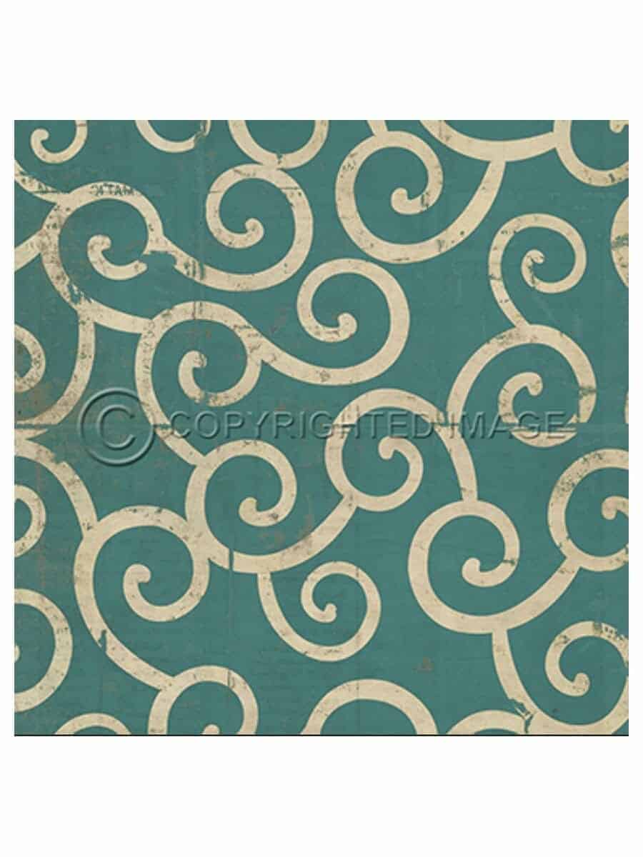 images Light Blue Avis Vinyl Floor Cloth, 36 x 36, 48 x 48, 60 x 60, 72 x 72 Square