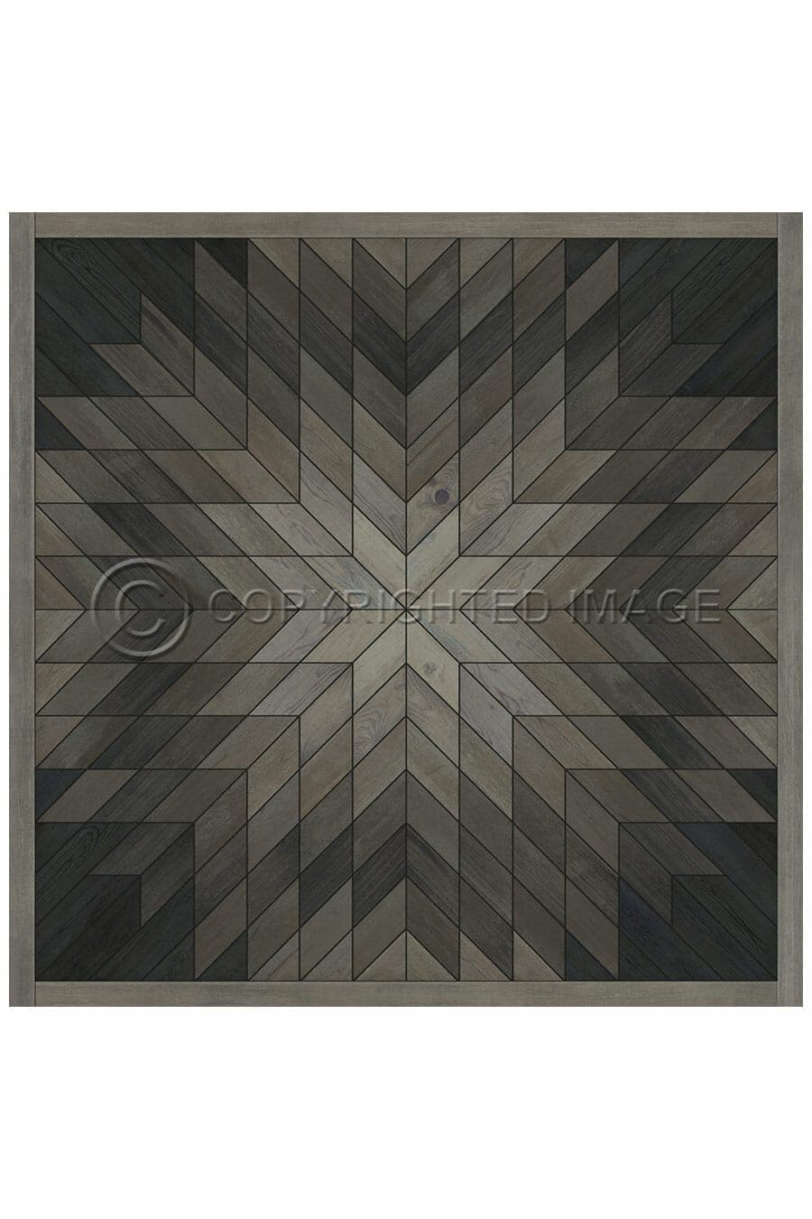 images Lodestar Edda Vinyl Floor Cloth, 36 x 36