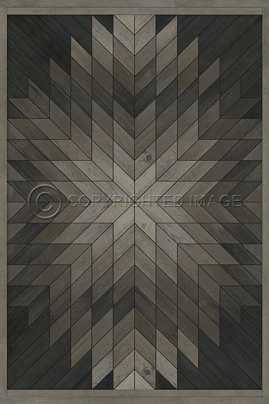 images Lodestar Edda Vinyl Floor Cloth, 70 x 102