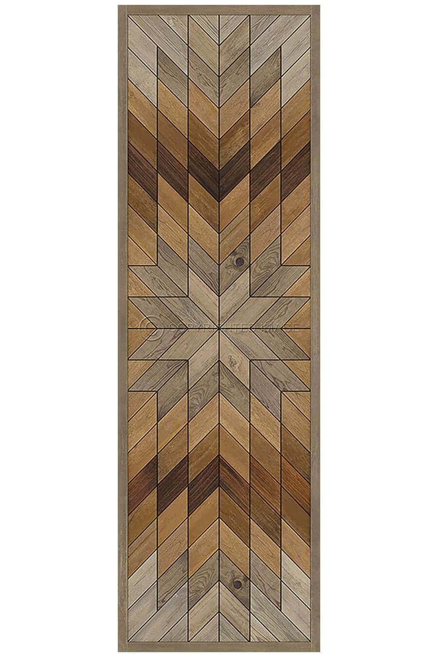 images Lodestar Erik Vinyl Floor Cloth, 36 x 115 Runner