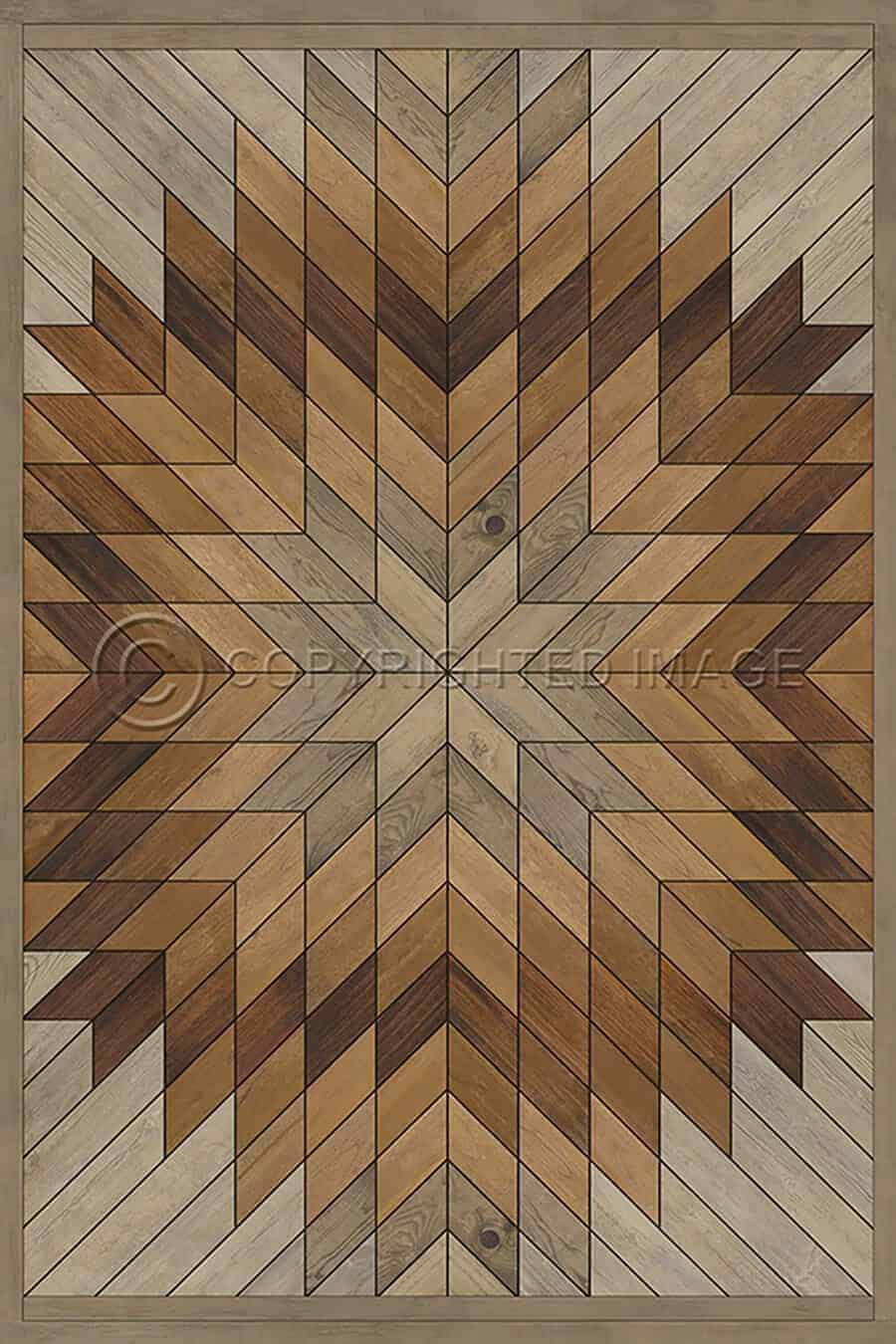 images Lodestar Erik Vinyl Floor Cloth, 52 x 76
