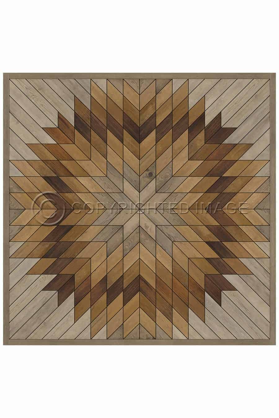 images Lodestar Erik Vinyl Floor Cloth, 60 x 60