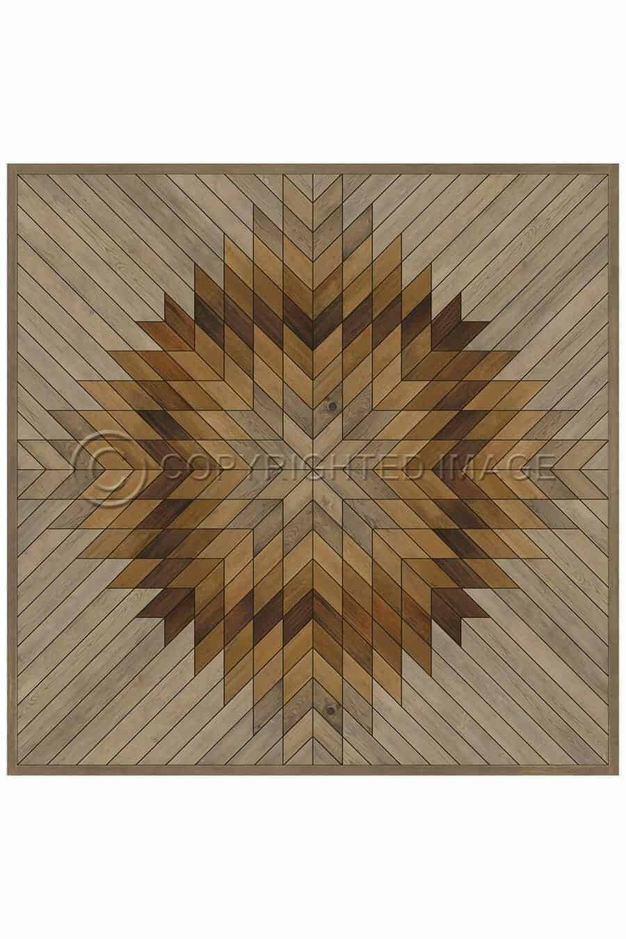images Lodestar Erik Vinyl Floor Cloth, 96 x 96