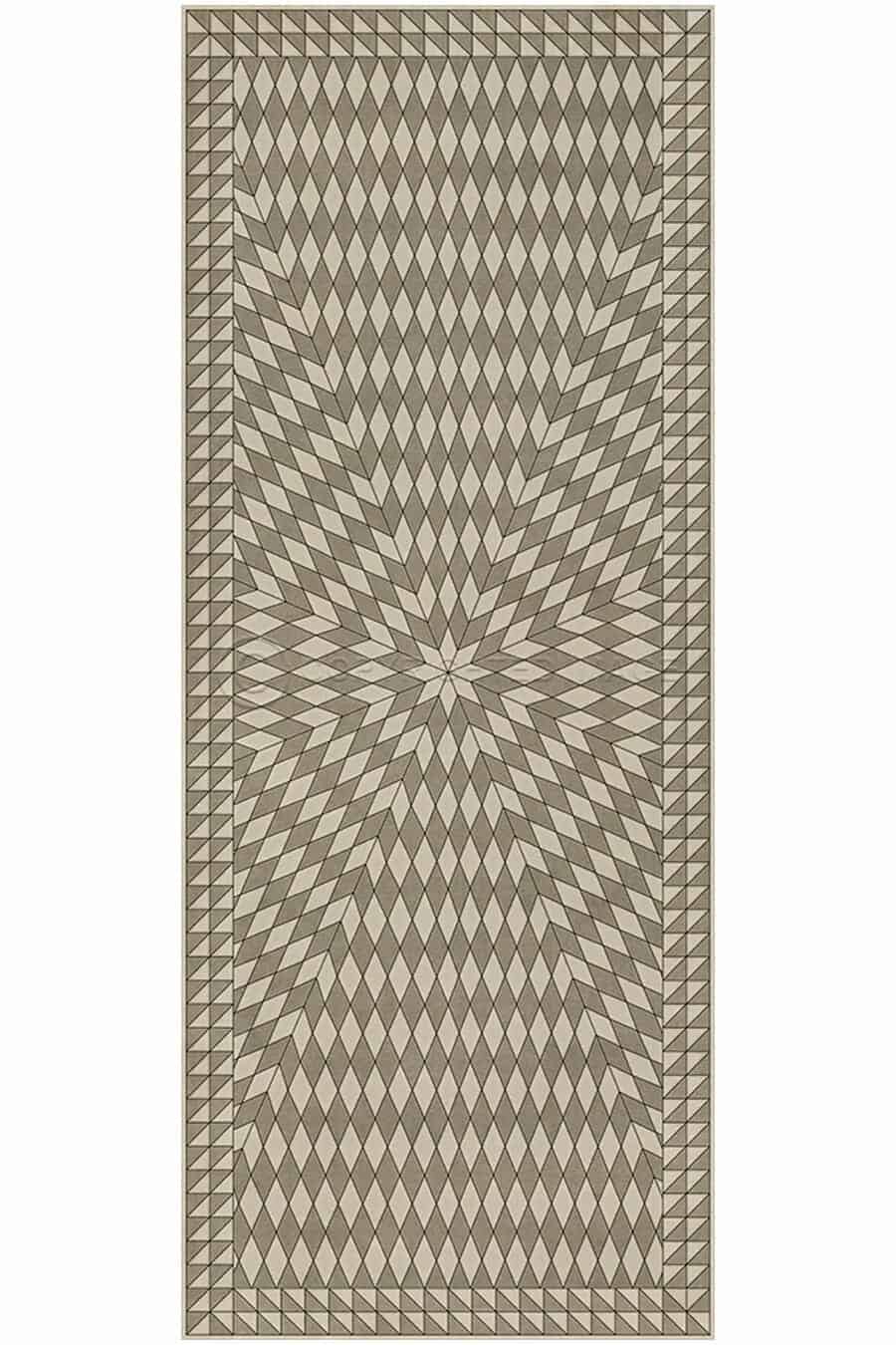 images Lucia Flint Vinyl Floor Cloth, 36 x 90 Runner