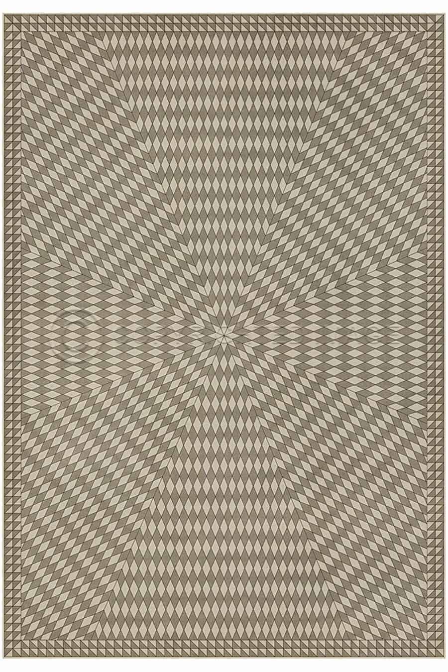 images Lucia Flint Vinyl Floor Cloth, 96 x 140, 120 x 175