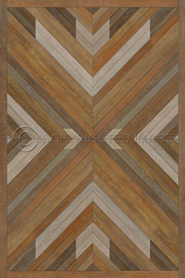 images Spicher Vinyl Floor Cloths, Nordic Caramel Vinyl Floor Cloth, 52 x 76