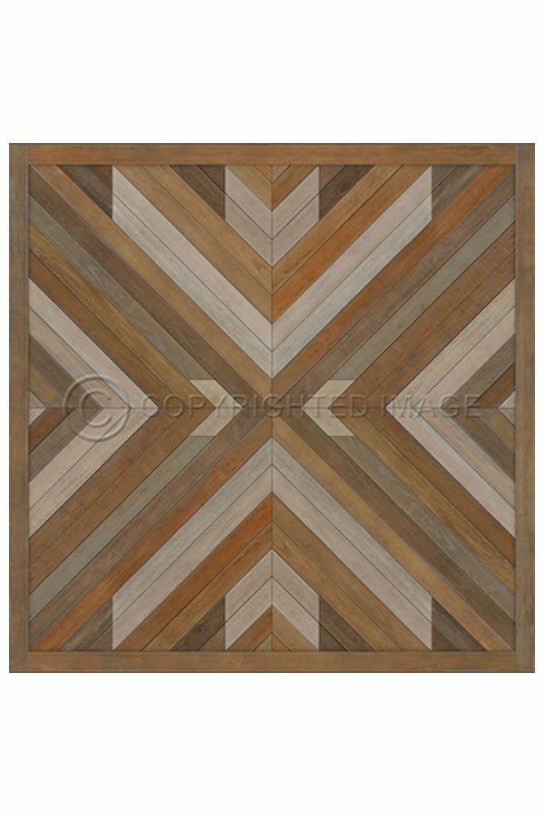 images Spicher Vinyl Floor Cloths, Nordic Caramel Vinyl Floor Cloth, 60 x 60 Square